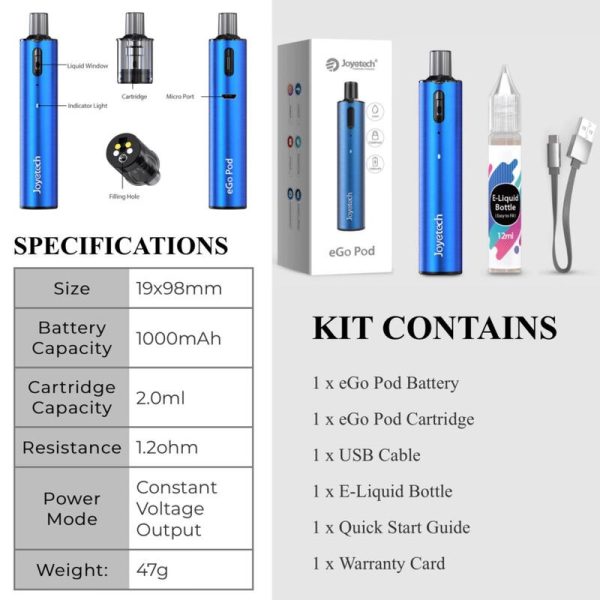 【套裝組合】Joyetech eGo Pod Kit 【套裝組合】Joyetech eGo Pod Kit