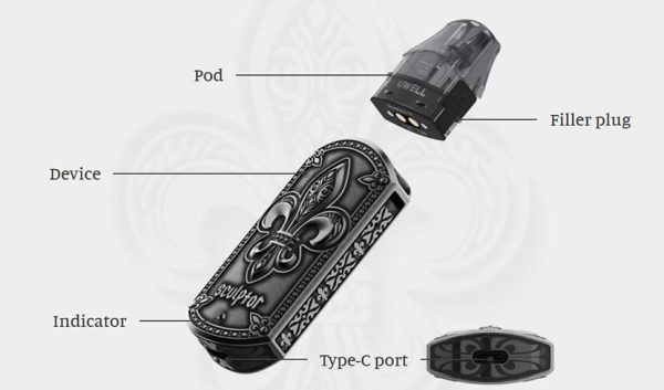 UWELL SCULPTOR POD 11W 雕塑家【套裝組合】UWELL SCULPTOR POD 11W 雕塑家 / 非 咖哩棒 石中劍 koko