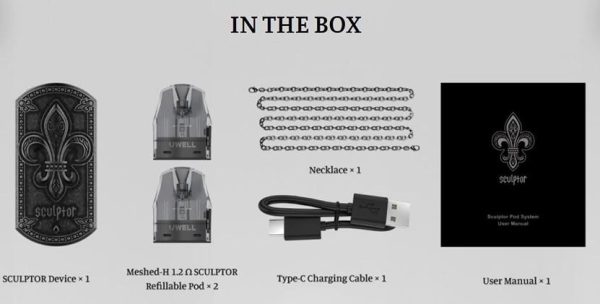 UWELL SCULPTOR POD 11W 雕塑家【套裝組合】UWELL SCULPTOR POD 11W 雕塑家 / 非 咖哩棒 石中劍 koko