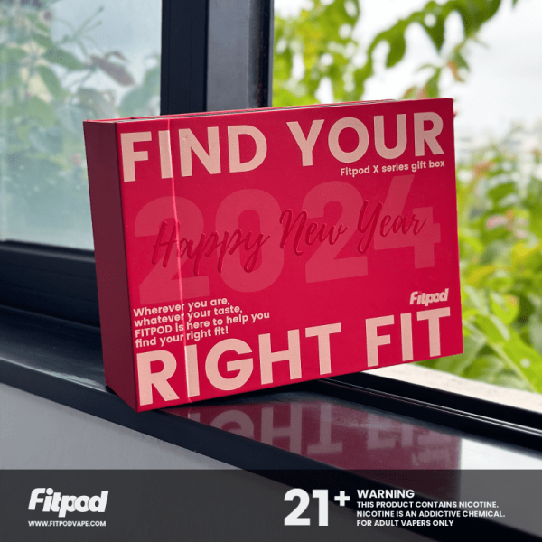 斯萊克 Fitpod X 龍年2024限量版禮盒 斯萊克三代 斯萊克四代 內含:(Fitpod X fitpod x box 主機各1)(1.2+0.8Ω空倉各3入共六入)(掛繩*2組) 全台僅有1900組
