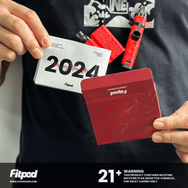 斯萊克 Fitpod X 龍年2024限量版禮盒 斯萊克三代 斯萊克四代 內含:(Fitpod X fitpod x box 主機各1)(1.2+0.8Ω空倉各3入共六入)(掛繩*2組) 全台僅有1900組